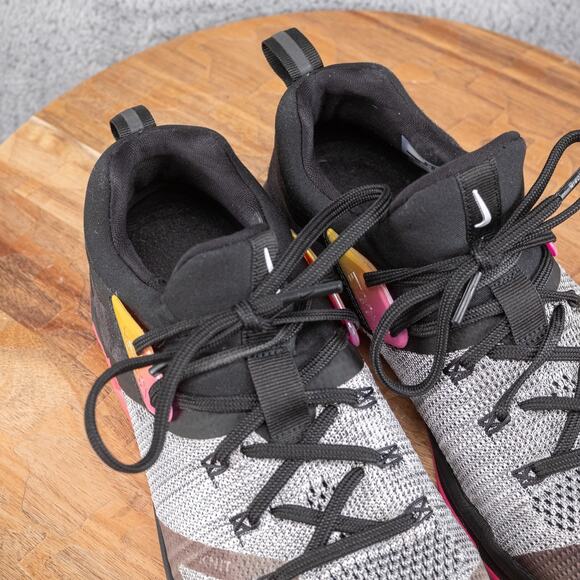 Nike Metcon Flyknit 3 Gray Pink Training Running Shoes AR5623-002 Women Sz 9 EUC - Picture 7 of 10